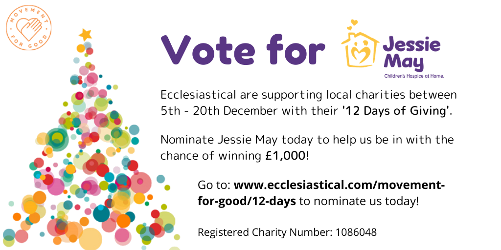 Vote for Jessie May - Ecclesiastical Competition