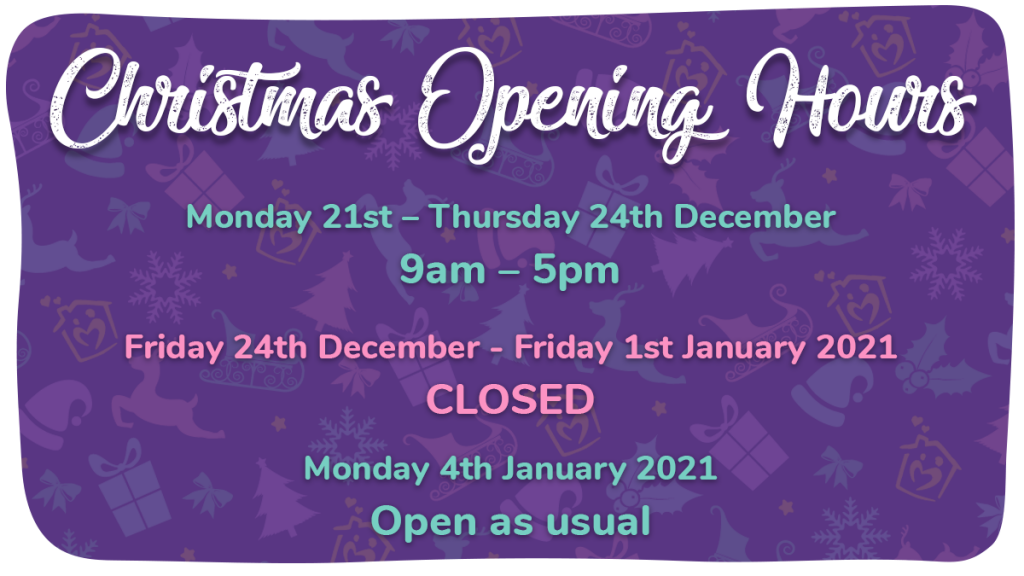 Christmas Opening Hours 2021