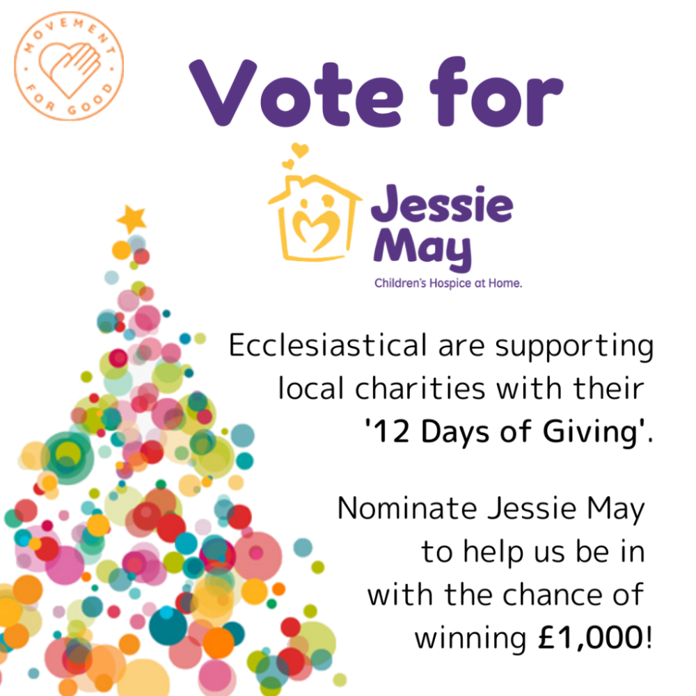 Vote for Jessie May - Ecclesiastical Competition