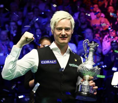 Neil Robertson, winner of the Coral World Grand Prix