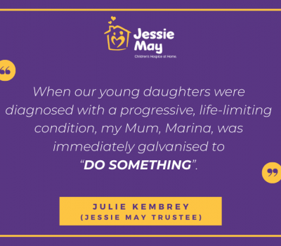 Mother's Day Quote from Julie Kembrey, Jessie May Trustee