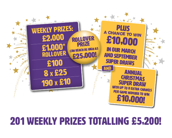 Local Hospice Lottery - Weekly Prizes totalling £5,200!